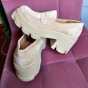 Steve Maden shoes, size 38, new without box, white spot, shown on pictures